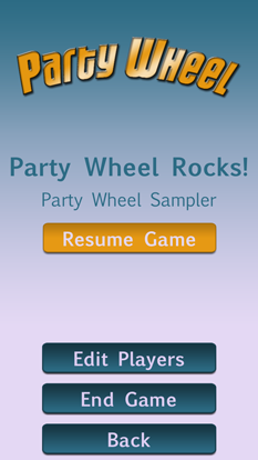 Party Wheel Resume Game