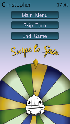 Party Wheel Swipe to Spin